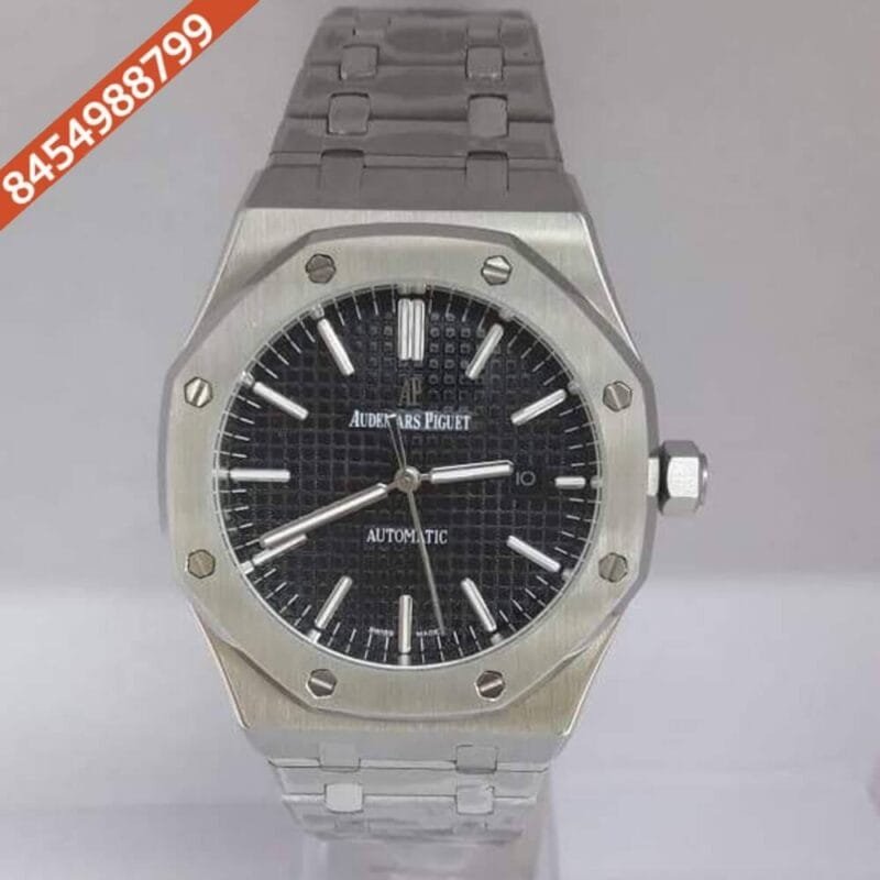 Audemars Piguet Royal Oak Silver Black Dial Swiss Automatic Watch