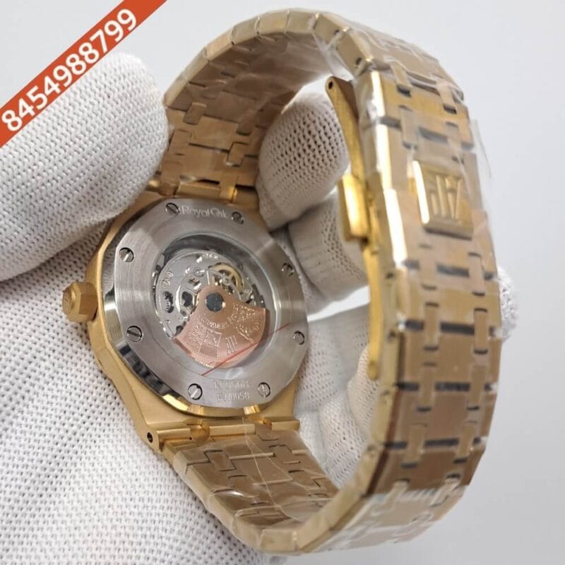 Audemars Piguet Royal Oak Rose Gold Skeleton Swiss Automatic Watch - Image 4