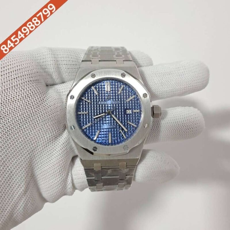 Audemars Piguet Royal Oak Silver Blue Dial Swiss Automatic Watch