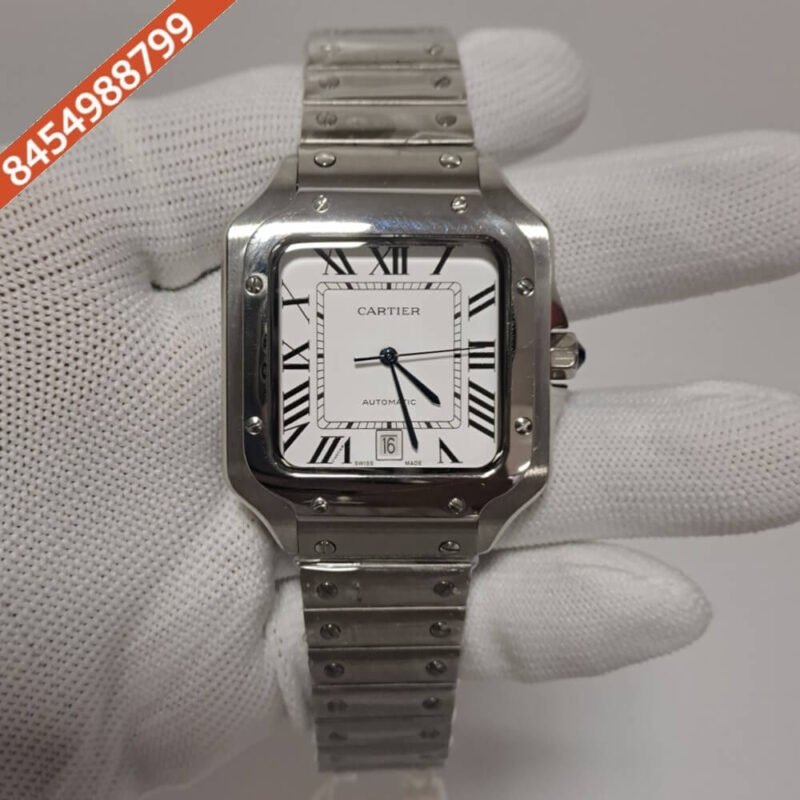 Cartier Santos 100 Steel Swiss Automatic Watch