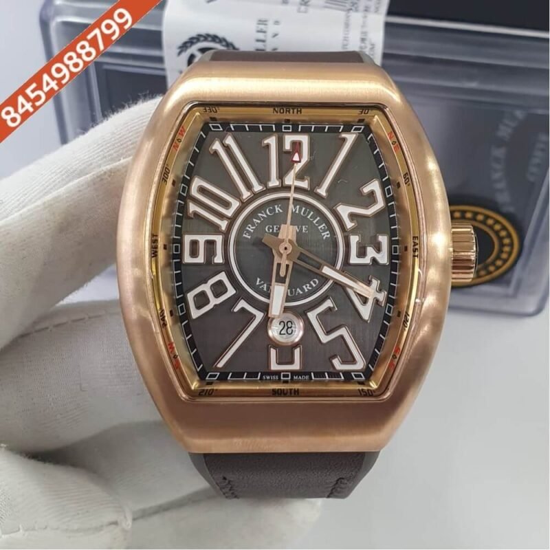 Franck Muller Vanguard Brown Dial Swiss ETA Automatic Watch