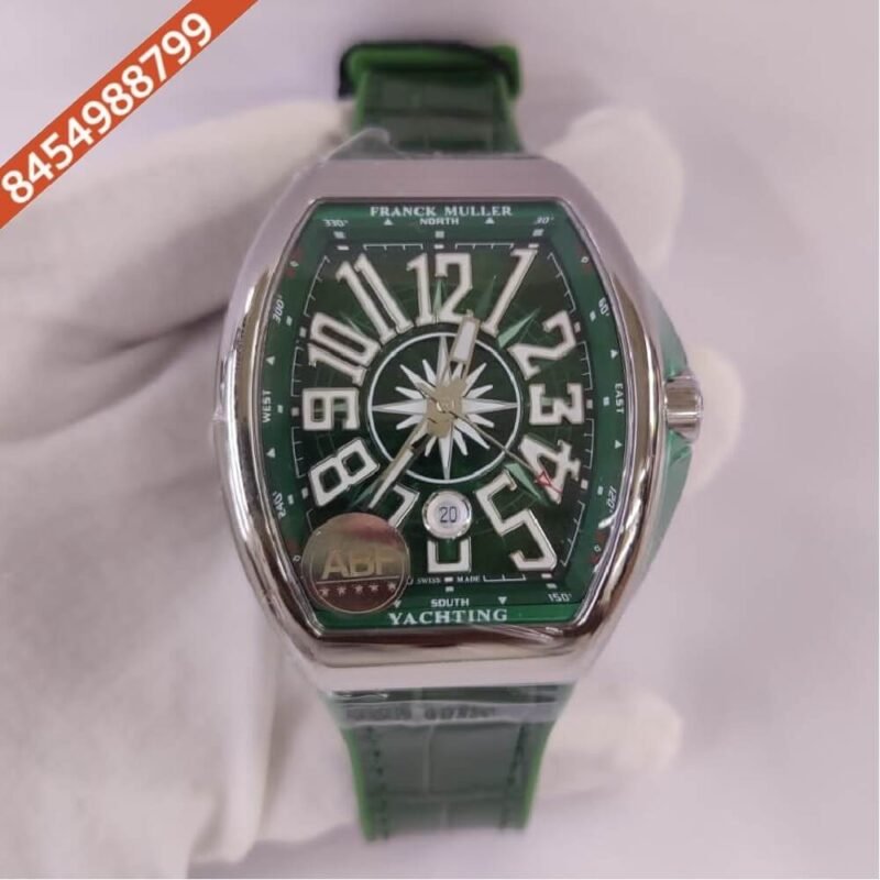 Franck Muller Vanguard Green Dial Swiss ETA Automatic Watch