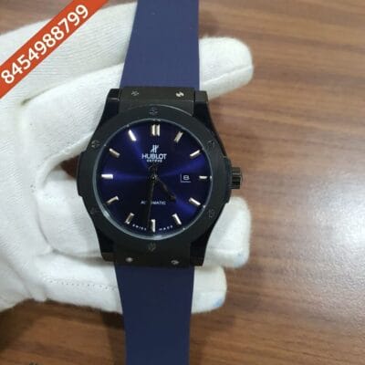 Hublot Classic Fusion Full Blue Black Bezel Swiss Automatic Watch