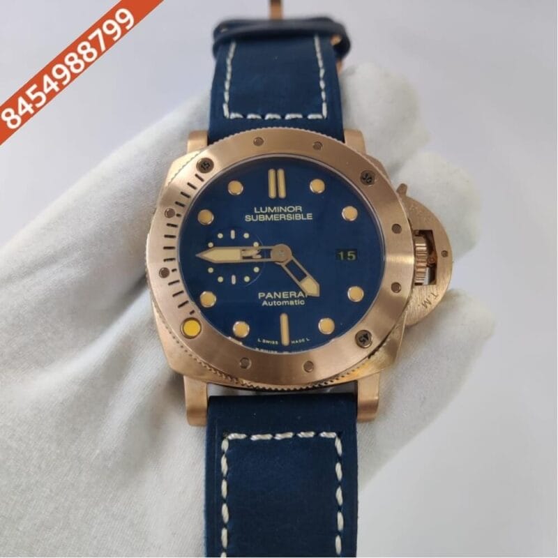Luminor Panerai Submersible Blue Dial Swiss ETA Automatic Watch