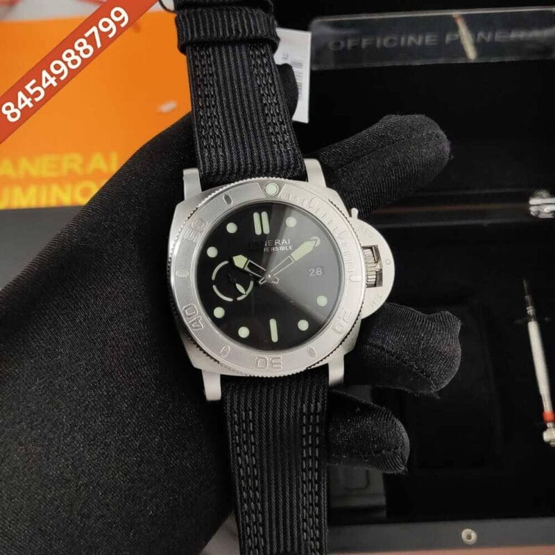 Luminor Panerai Submersible Mike Horn Edition Black Dial Swiss Automatic Watch