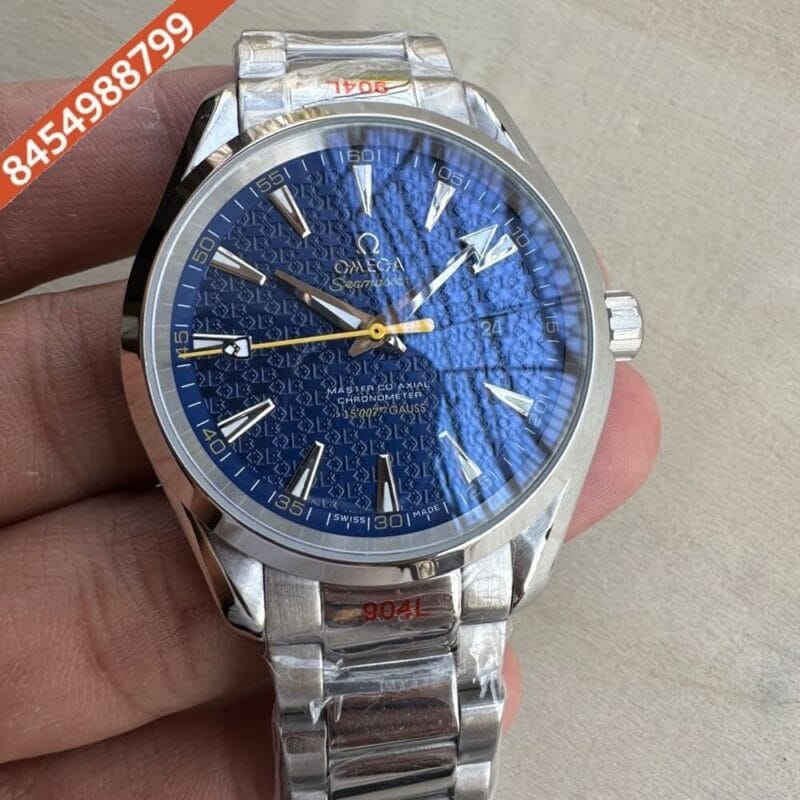 Omega Seamaster Aquaterra Master Chronometer Blue Dial Swiss Automatic Watch