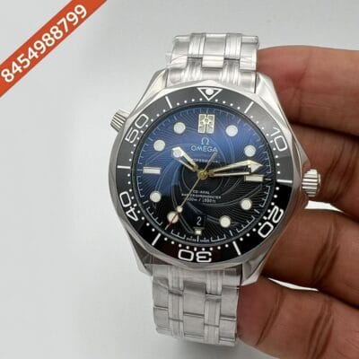 Omega Seamaster Diver Professional Co-Axial Blue Stainless Steel Strap Swiss Automatic Watch