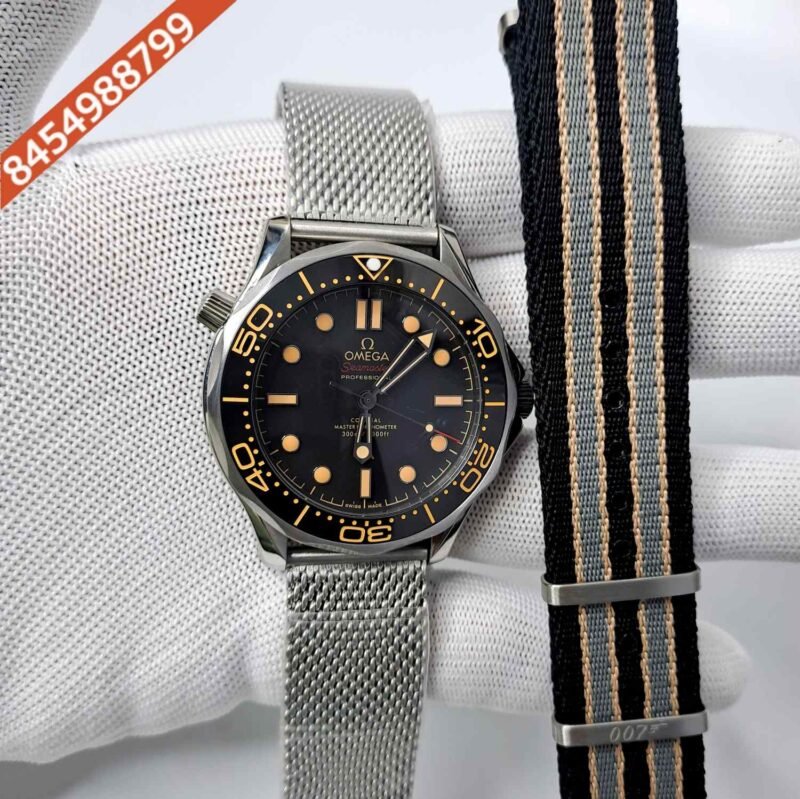 Omega Seamaster James Bond 007 Edition Black Automatic Watch - Image 6