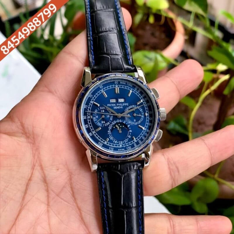 Patek Philippe Grand Complications Blue Dial Swiss Automatic Watch