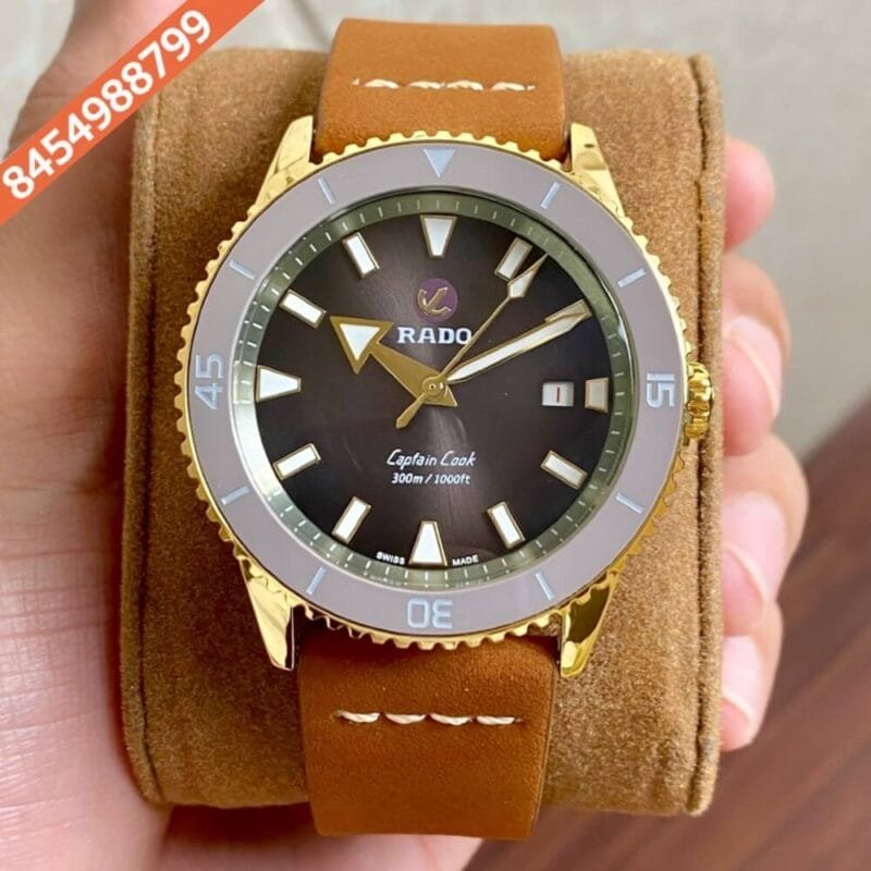 Rado Captain Cook HR Special Edition Gold & Brown Dial Swiss Automatic Watch