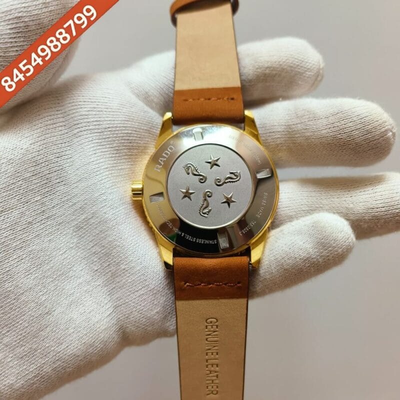 Rado Captain Cook HR Special Edition Gold & Green Dial Swiss Automatic Watch - Image 4