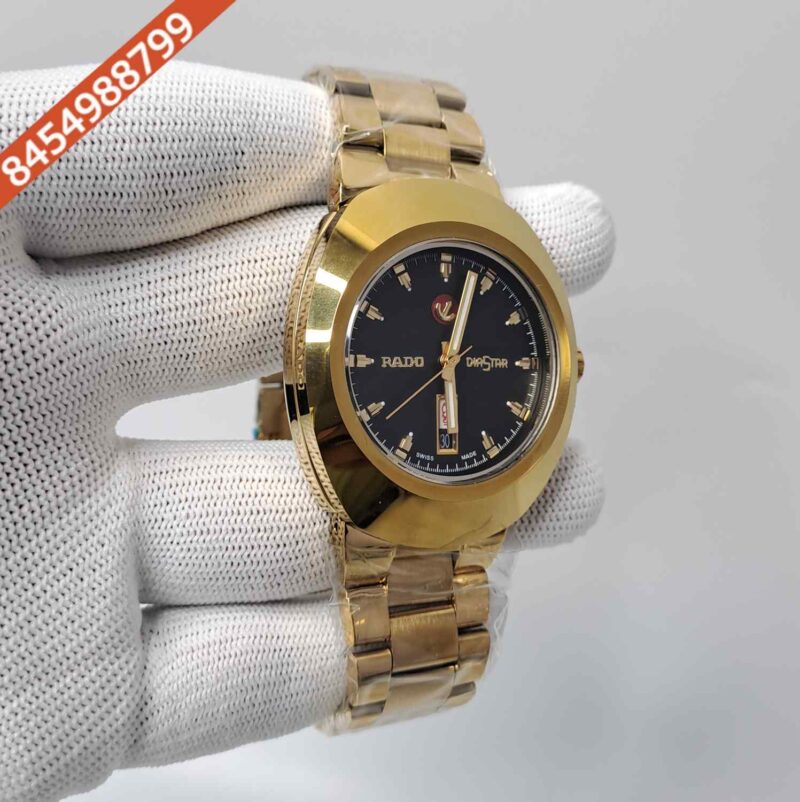 Rado Diastar Steel Black Dial Swiss Automatic Watch - Image 3