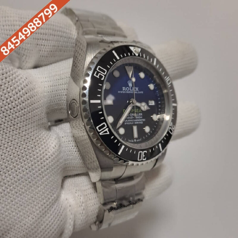 Rolex Deepsea Steel Sea Dweller D-Blue Swiss Automatic Watch - Image 3