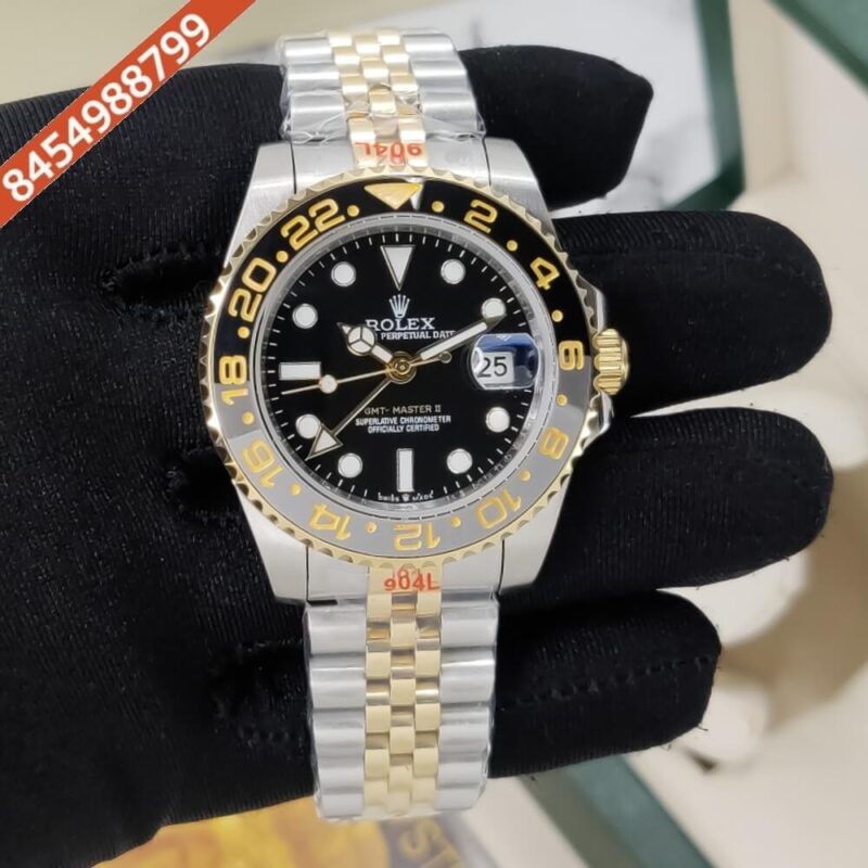 Rolex GMT Master 2 Steel Black Dial  Swiss Automatic Watch - Image 5