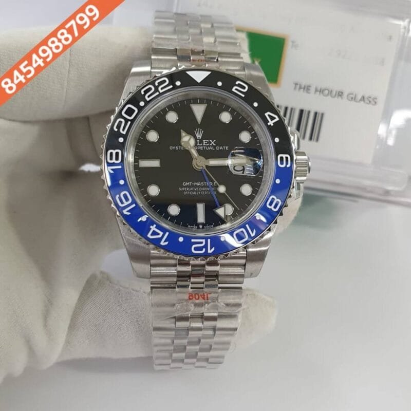 Rolex GMT Master II Black Blue Edition Swiss ETA Calibre 3285 Automatic Movement Watch