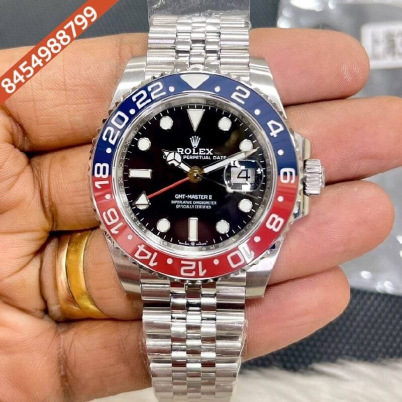 Rolex GMT Master II Pepsi Edition Swiss ETA Calibre 3285 Automatic Watch