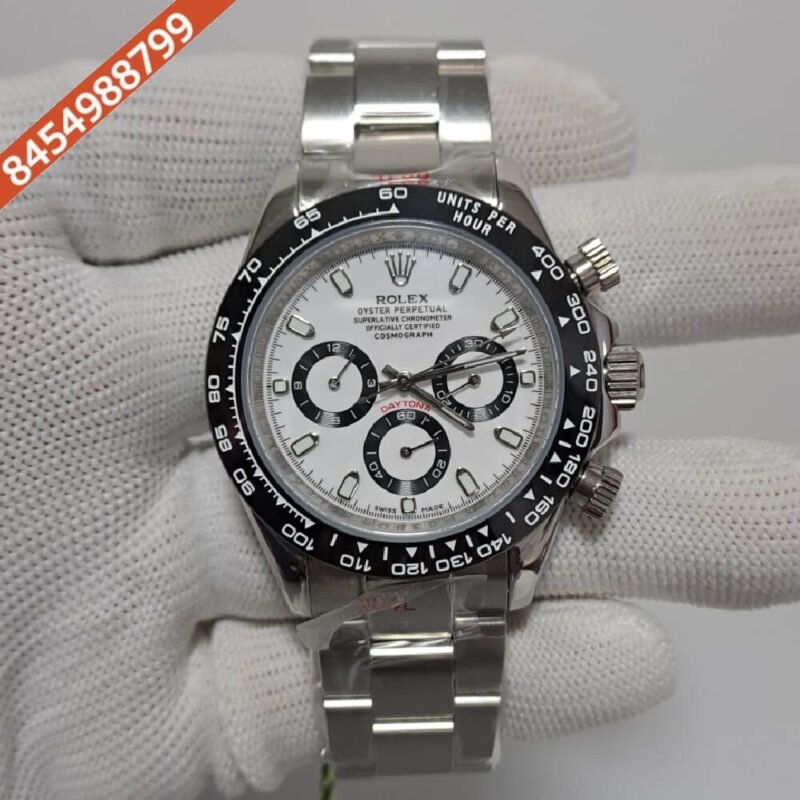 Rolex Oyster Perpetual Cosmograph Daytona White Dial Swiss Automatic Watch