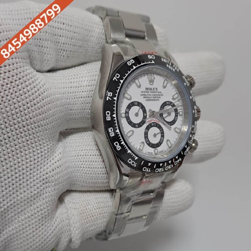 Rolex Oyster Perpetual Cosmograph Daytona White Dial Swiss Automatic Watch - Image 2