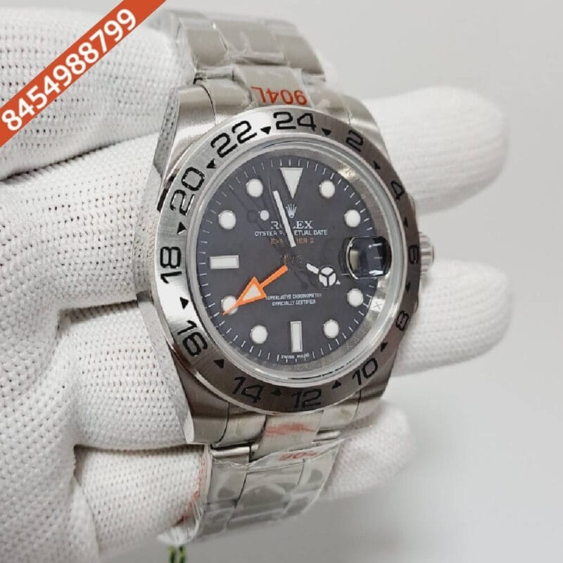 Rolex Oyster Perpetual Explorer II Black Swiss Automatic Watch - Image 2