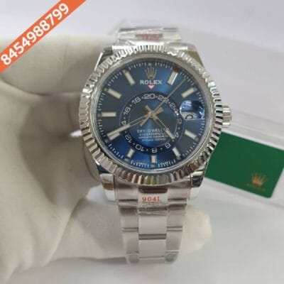 Rolex Sky-Dweller Blue Dial Swiss ETA Calibre 9001 Automatic Movement Watch