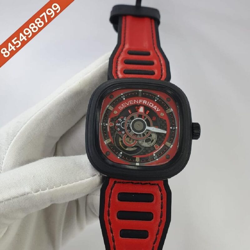 Seven Friday P- Racing Team Red Black Dial Swiss Automatic Watch