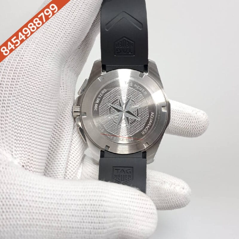 TAG HEUER Aquaracer Professional 200 White Dial Black Rubber Strap Swiss Watch - Image 4