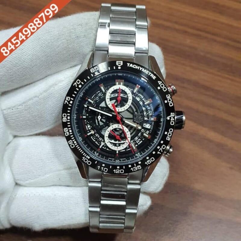 TAG Heuer Carrera Calibre HEUER 01 Black Dial Chronograph Swiss Watch