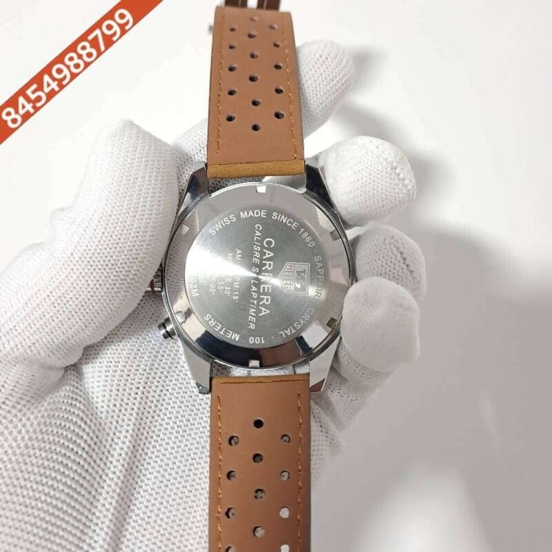 TAG Heuer Carrera Chronograph Limited Edition 600 Blue Dial Swiss Watch - Image 4