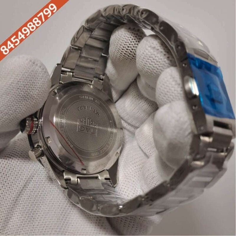 Tag Heuer Carrera Tachymeter Black Dial Swiss Watch - Image 4