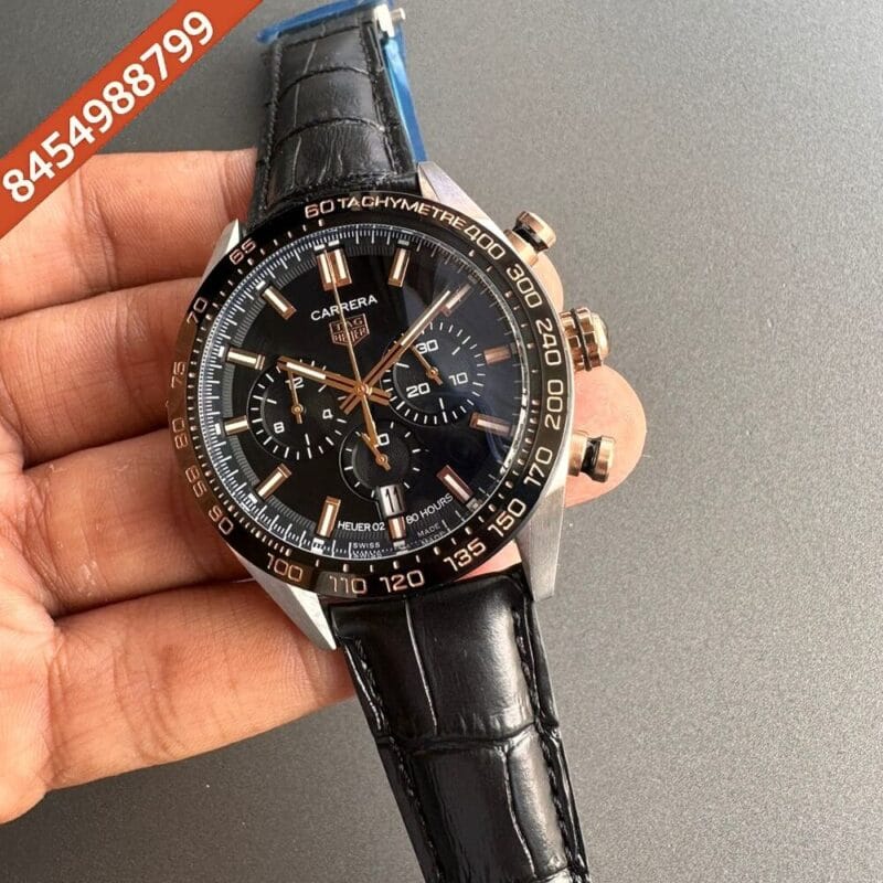 Tag Heuer Carrera Sport Chronograph Black Dial Swiss Watch