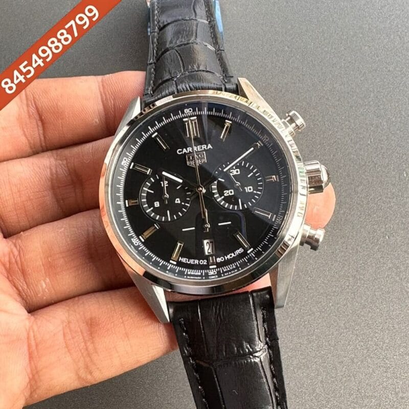 Tag Heuer Carrera Sport Chronograph Black Dial Swiss Watch