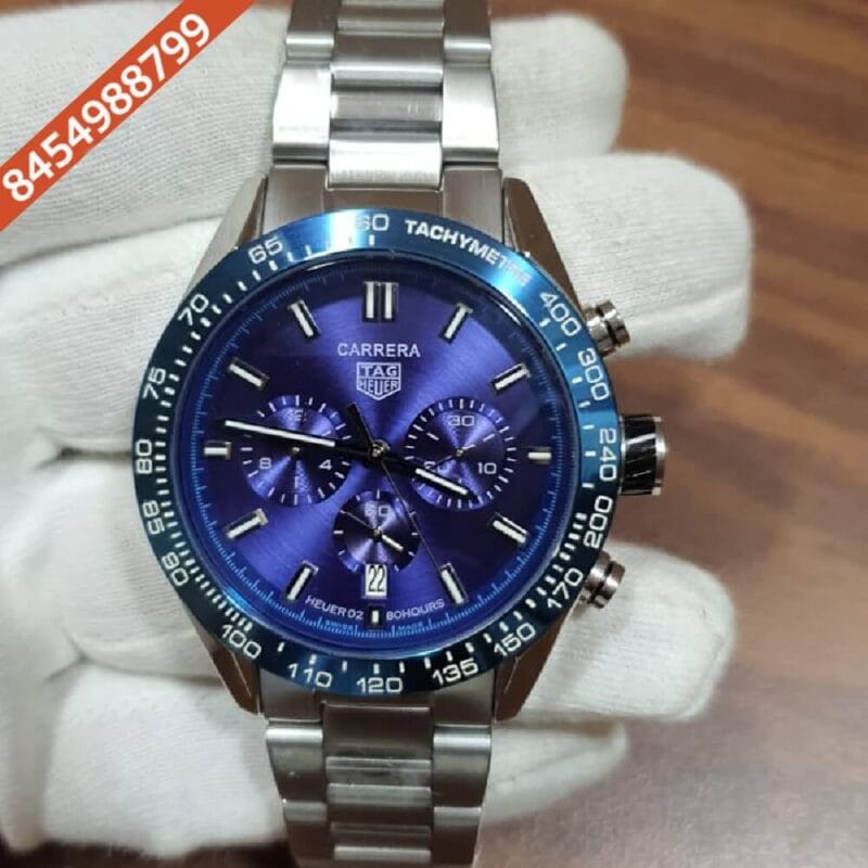 Tag Heuer Carrera Sport Chronograph Blue Dial Swiss Watch