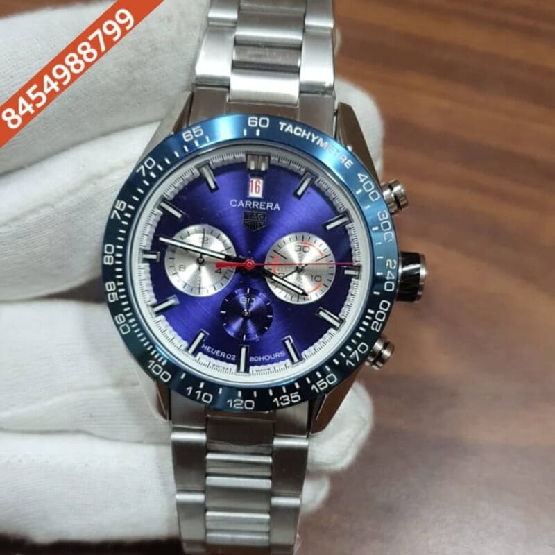 Tag Heuer Carrera Sport Chronograph Blue Dial Swiss Watch
