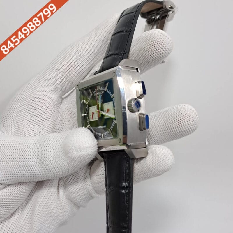 Tag Heuer Monaco Caliber 12 Black Dial Swiss Watch - Image 3