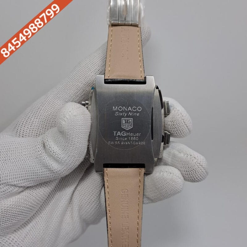 Tag Heuer Monaco Caliber 12 Black Dial Swiss Watch - Image 4
