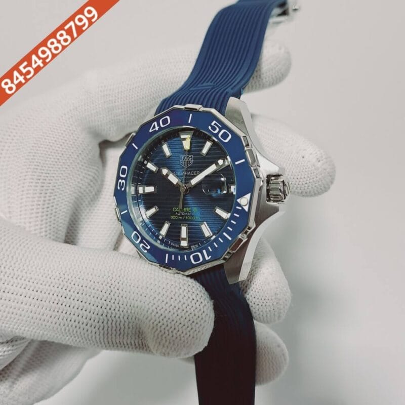 Tag Heuer Calibre 5 Aquaracer Blue Dial Swiss Automatic Watch - Image 3