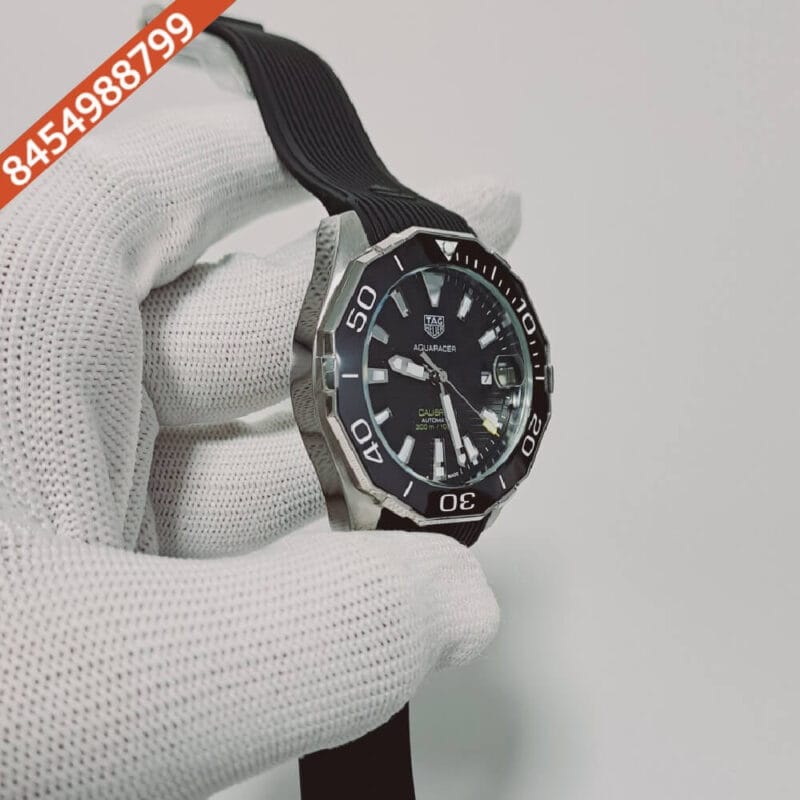 Tag Heuer Calibre Aquaracer Black Dial Swiss Automatic Watch - Image 2