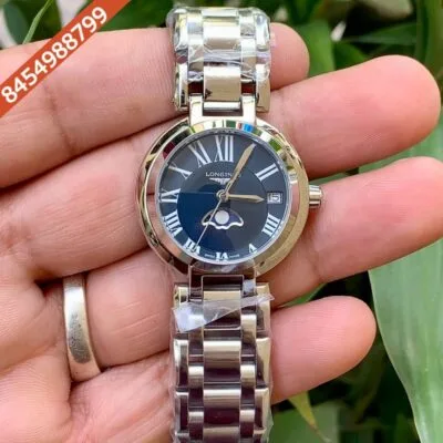 Longines PrimaLuna Blue Dial Swiss Watch