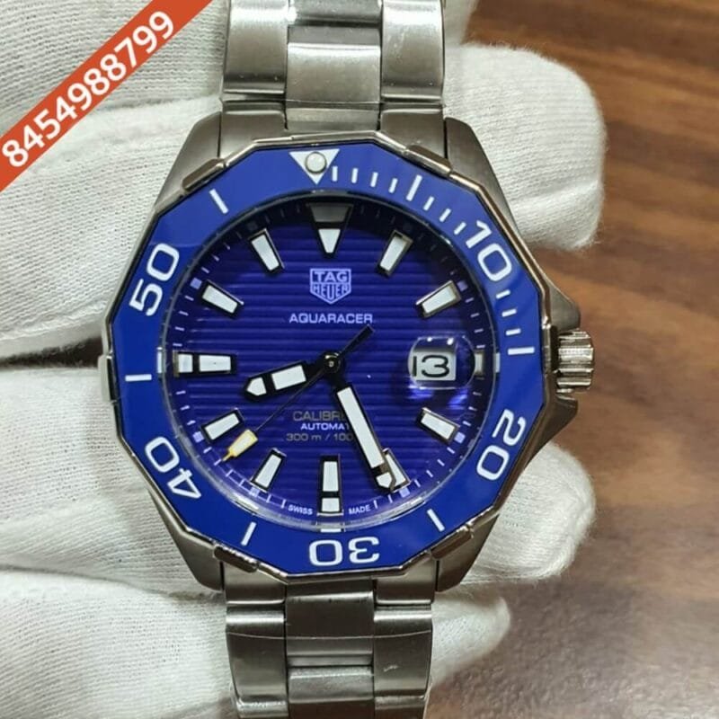 Tag Heuer Calibre Aquaracer Blue Dial Swiss Automatic Watch