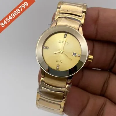 Rado Centrix Full Gold Ceramic Watch