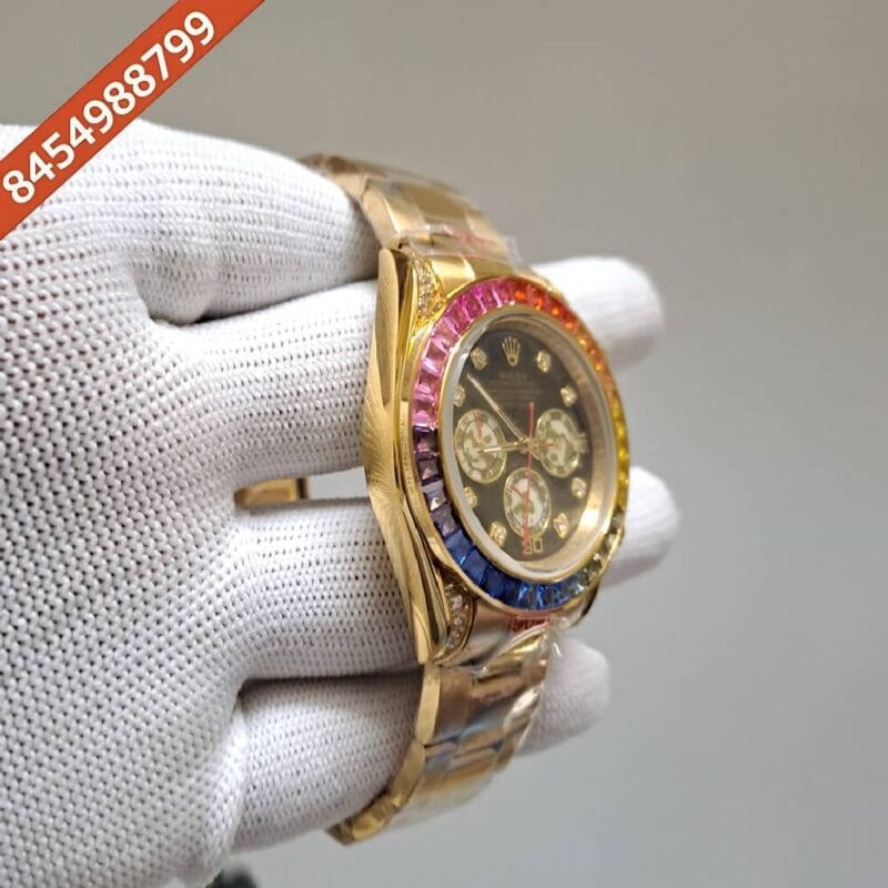 Rolex Daytona Rainbow Swiss Automatic Watch - Image 2