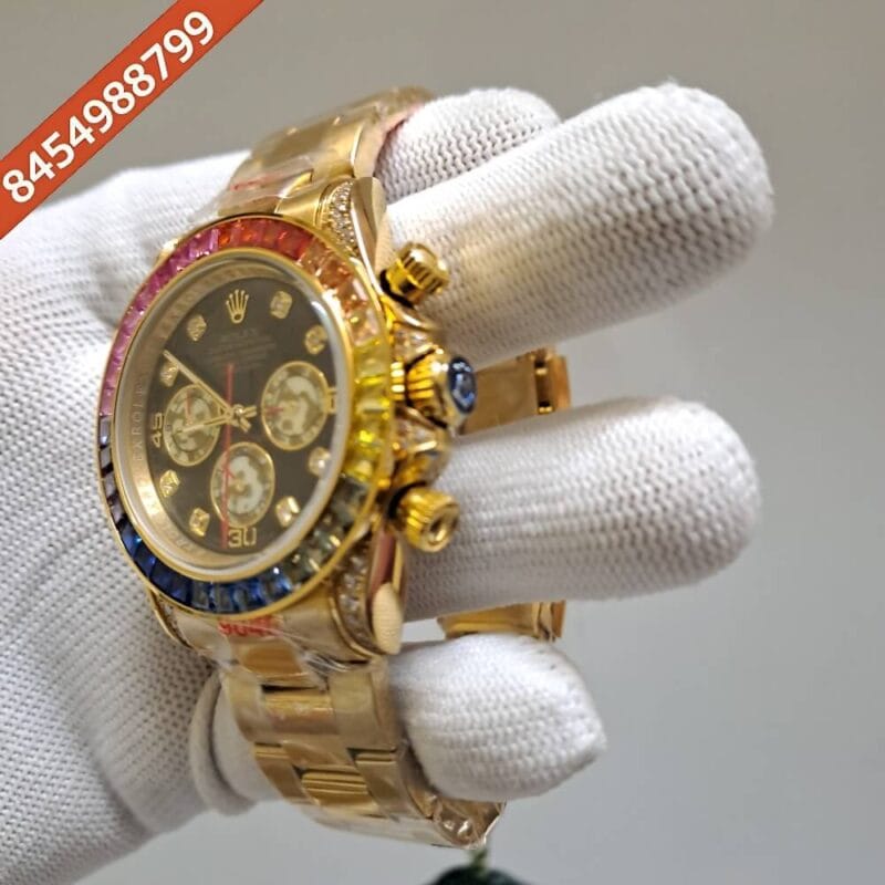Rolex Daytona Rainbow Swiss Automatic Watch - Image 3