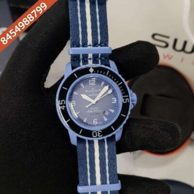 BLANCPAIN X SWATCH Fifty Fathoms SCUBA Blue Swiss Watch