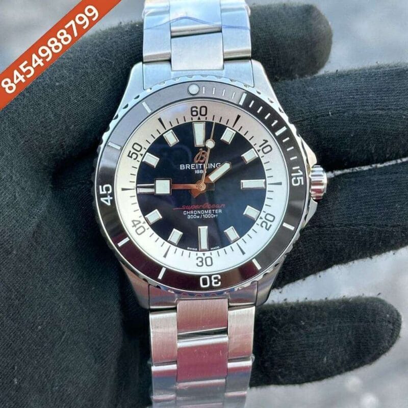 Breitling Super Ocean 44 Kelly Slater Steel Black Dial Swiss Automatic Watch