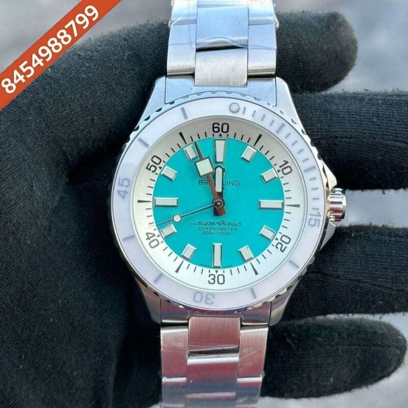 Breitling Super Ocean 44 Kelly Slater Steel Tifney Dial Swiss Automatic Watch