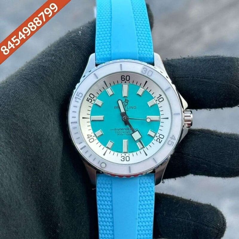 Breitling Super Ocean 44 Kelly Slater Tiffny Dial Swiss Automatic Watch