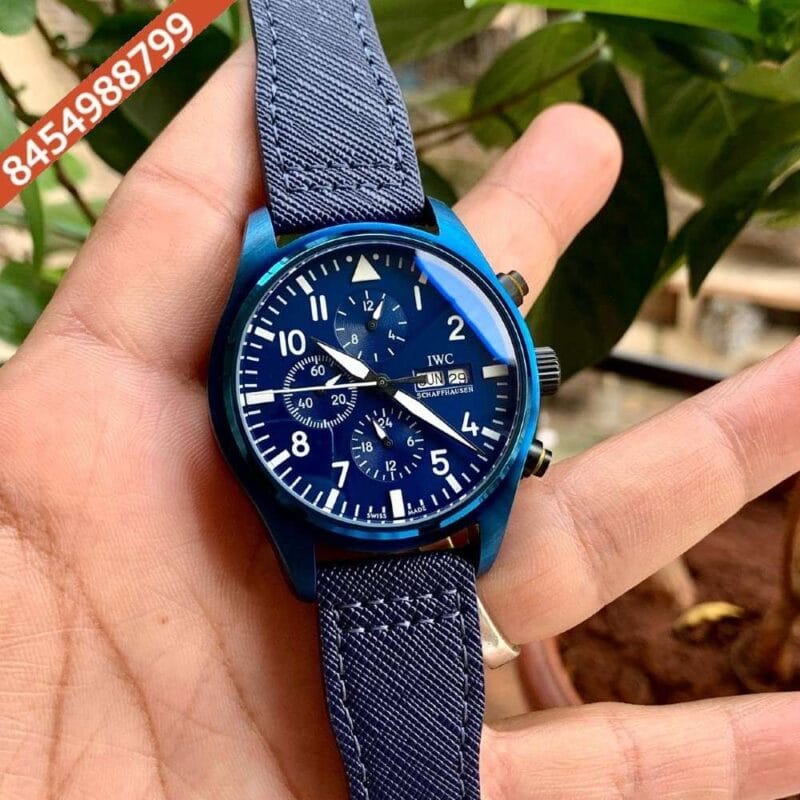 IWC Pilot’s Chronograph Blue Dial Swiss Automatic Watch