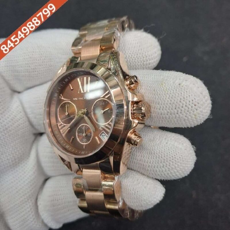 Michael Kors Analog Full Rose Gold Swiss Watch - Image 2