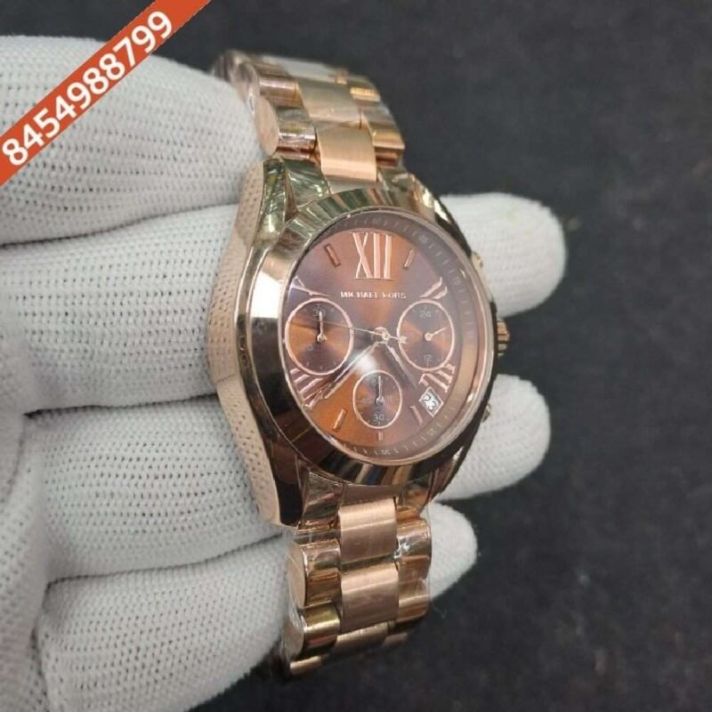 Michael Kors Analog Full Rose Gold Swiss Watch - Image 3