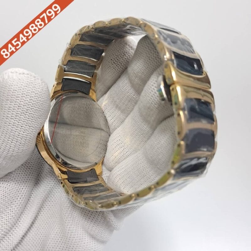 Rado Centrix Gold & Black Ceramic Swiss Watch - Image 4